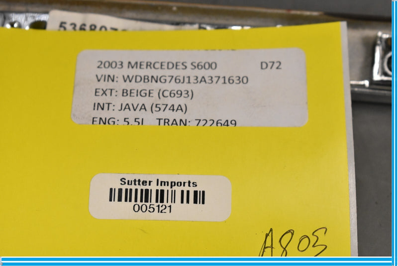 Load image into Gallery viewer, 00-06 Mercedes W220 S65 AMG S600 Rear Right Door Trim Ashtray Cover Wood OEM
