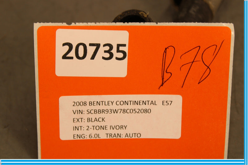 Load image into Gallery viewer, 06-10 Bentley Continental Breather Line Hose Air Coolant Tube Oem
