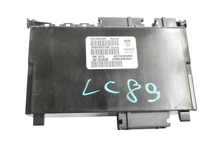 14-20 Maserati Ghibli Levante Front Left Side Seat Control Controller Module Oem