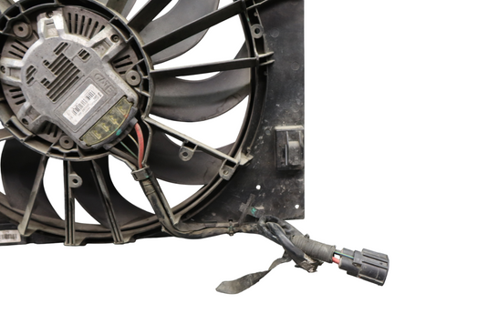 10-19 Jaguar X351 XJ XKR Engine Motor Cooling Radiator Fan Assembly Oem
