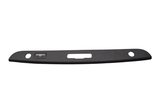 06-12 Bentley Continental Flying Spur Rear Trunk Lid Upper Trim Panel Black OEM