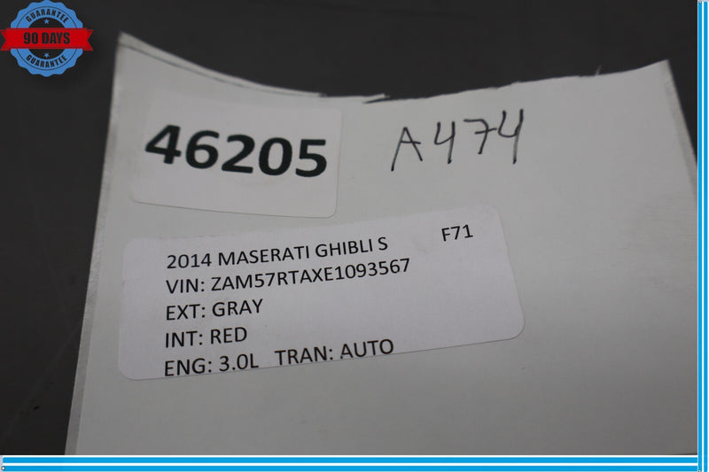 Load image into Gallery viewer, 14-17 Maserati Ghibli Left Side Dashboard Dash End Cap Panel Trim Oem

