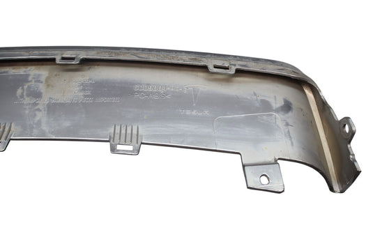 12-15 Tesla Model S Rear Bumper Lower Trim Applique Molding 600900400B Oem