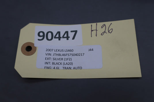 07-09 Lexus LS460 Front Left Driver Side Seat Head Rest Headrest Oem