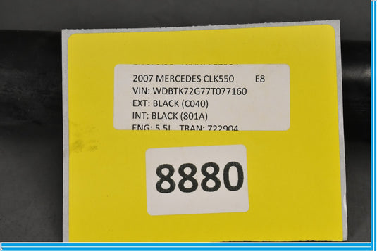 03-09 Mercedes CLK550 W209 Rear Left Side Shock Absorber Strut Oem