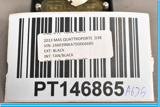 04-13 Maserati Quattroporte M139 Dashboard Dash Control Switch Panel Oem
