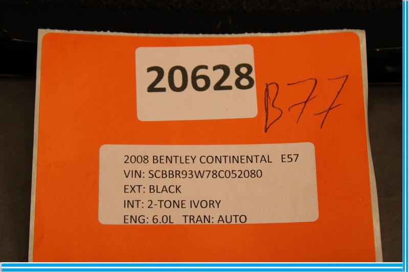 Load image into Gallery viewer, 06-12 Bentley Continental Rear Right Passenger Side B Pillar Trim Black Oem
