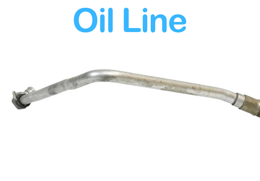 05-07 Maserati Quattroporte M139 Engine Heat Exchanger Oil Feed Line 198470 Oem