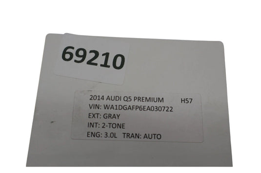 09-17 Audi SQ5 Q5 Rear Right Passenger Side Door Window Auto Glass OEM