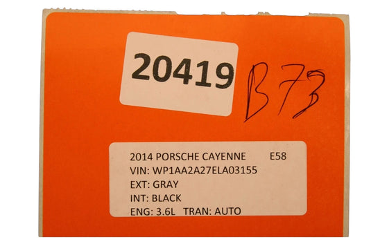 11-18 Porsche Cayenne 958 Front Left Seat Control Switch 7PP959747AA OEM
