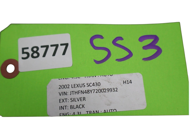 Load image into Gallery viewer, 02-05 Lexus SC430 Right Passenger Side Rocker Panel Skirt Molding Silver OEM
