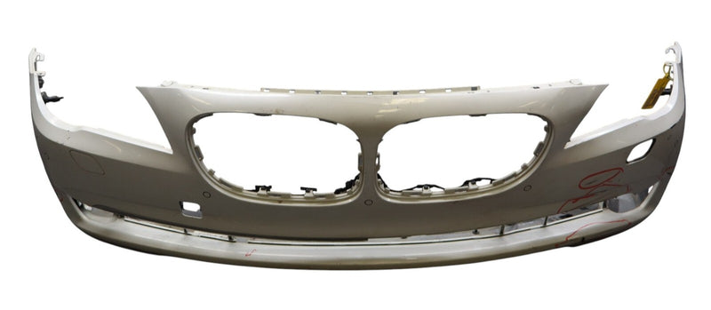 Load image into Gallery viewer, 09-12 BMW 740i 750Li F01 Front Bumper Shell Cover Panel Assembly Black Oem
