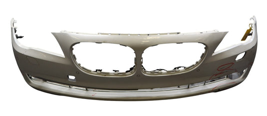 09-12 BMW 740i 750Li F01 Front Bumper Shell Cover Panel Assembly Black Oem