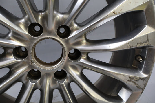 15-17 Infiniti QX80 22 Inch 14 Spoke Alloy Wheel Rim Hyper Silver 22x8 Oem