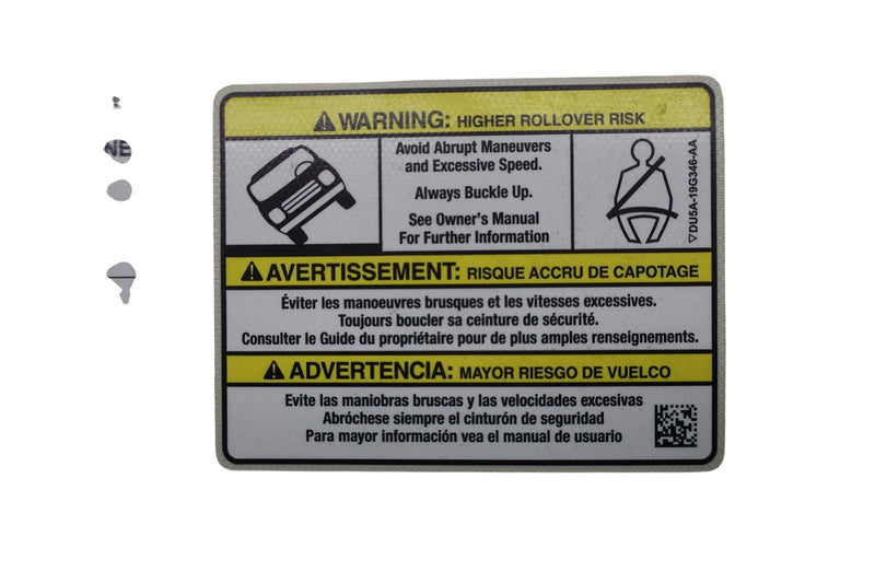 Load image into Gallery viewer, 13-19 Ford Escape Front Right Side Sun Visor Sunvisor DU5A19G346AA Oem
