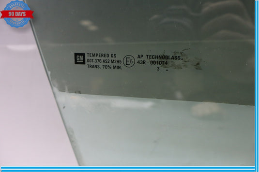 04-09 Cadillac XLR Front Right Passenger Side Door Window Glass 10440821 Oem