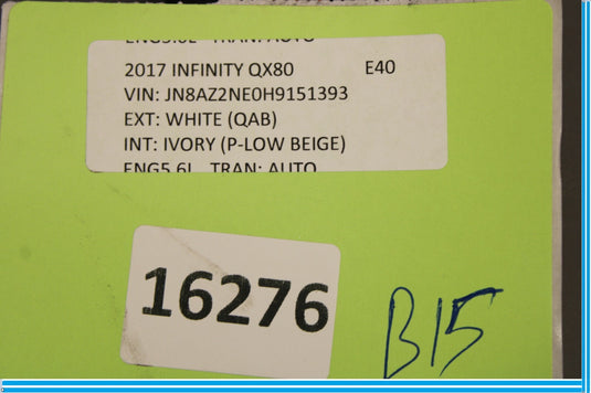11-17 Infiniti QX56 QX80 Air Quality Sensor Module Unit Assembly Oem
