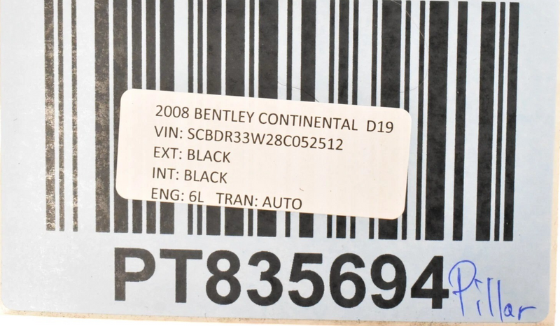 Load image into Gallery viewer, 07-11 Bentley Continental GT GTC Front Left Driver Interior A-Pillar Trim Oem
