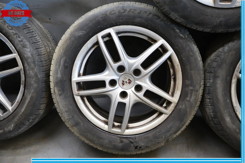 Load image into Gallery viewer, Porsche Cayenne 958 8.5 X 19 19" Wheel Rim Silver 7P5601025A Set of 4 Oem
