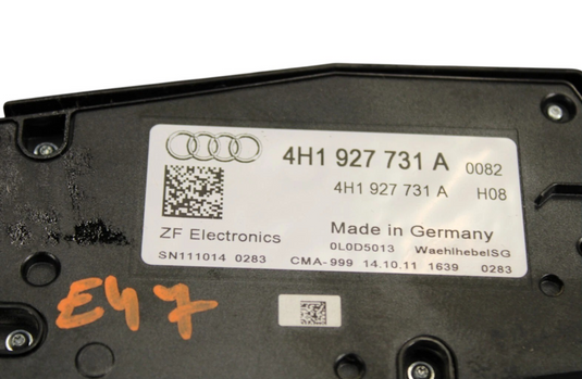 11-18 Audi S8 A8 Quattro Auto Transmission Gear Box Shifter Selector Black Oem