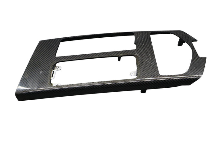 14-17 Maserati Quattroporte Front Center Console Cover Trim Carbon 670021478 Oem