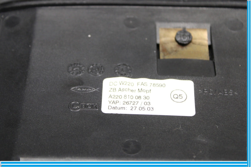 Load image into Gallery viewer, 00-06 Mercedes S500 S600 Front Center Console Ash Tray Ashtray Compartment Oem
