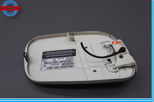 03-10 Porsche Cayenne 955 957 Fuel Tank Filler Door Flap Lid W/O Cap White Oem