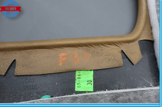 03-10 Porsche Cayenne Front Left Driver Side Lower Dash Knee Trim Panel Tan Oem