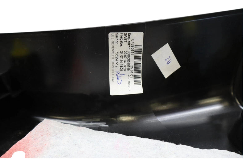 Load image into Gallery viewer, 14-21 BMW i3 i3s Rear Left Driver Side Side Lateral Trim Cover Panel 7362577 Oem

