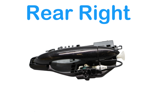 17-23 Alfa Romeo Giulia Rear Right Passenger Side Exterior Door Handle Black Oem