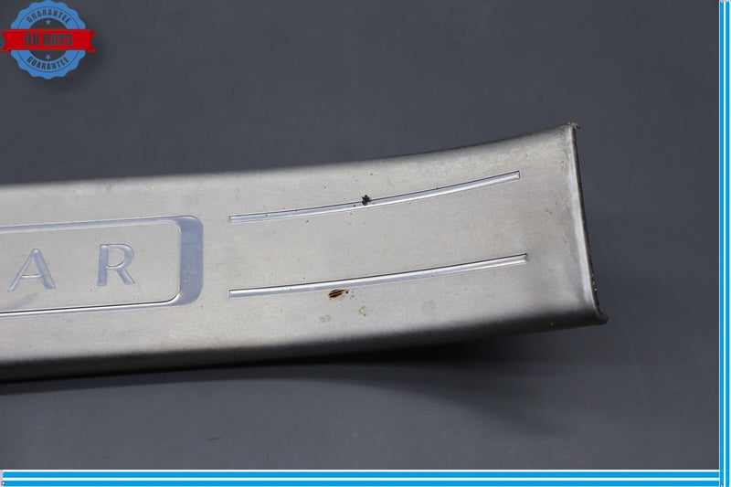 Load image into Gallery viewer, 10-15 Jaguar XJ XJL X351 Rear Left Driver Side Sill Scuff Plate Trim Oem
