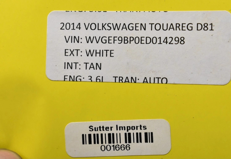 Load image into Gallery viewer, 11-18 Volkswagen VW Touareg Front Left Side Seat Lower Rail Track Frame Oem
