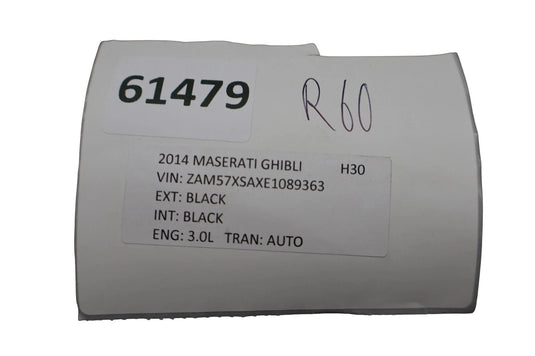 14-22 Maserati Ghibli SQ4 M157 Steering Column Trim Cover Black 670018724 OEM