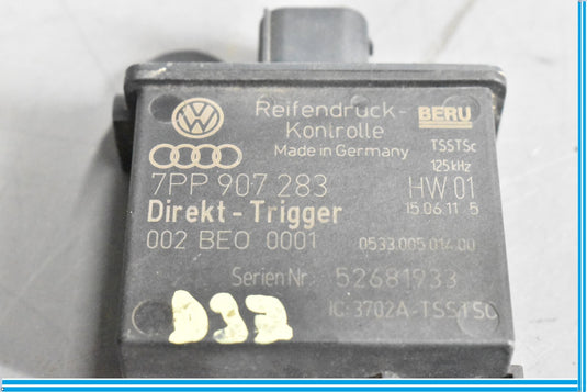 11-18 Porsche Cayenne Tire Pressure Monitor Sensor Module TPMS 7PP907283 Oem