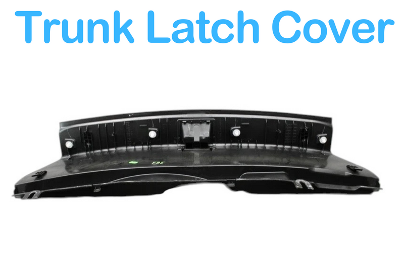 Load image into Gallery viewer, 08-14 Mercedes W204 C250 Rear Trunk Latch Cover Black 2046900825 Oem
