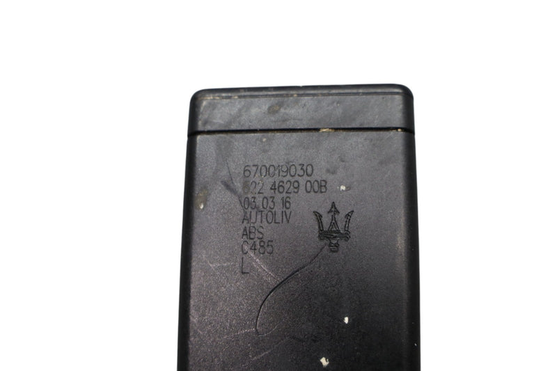 Load image into Gallery viewer, 14-22 Maserati Ghibli Rear Left Driver Side Seat Belt Buckle Black 670019030 Oem
