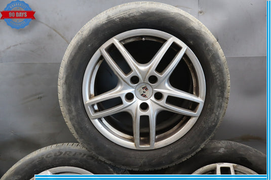 Porsche Cayenne 958 8.5 X 19 19" Wheel Rim Silver 7P5601025A Set of 4 Oem