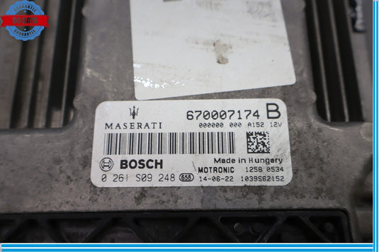 14-17 Maserati Maserati M157 SQ4 M156 3.0L Ignition Control Module ECU Oem