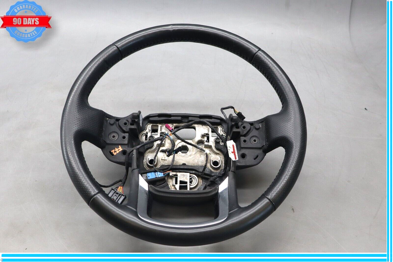 Load image into Gallery viewer, 14-22 Land Rover Range Rover Sport Steering Wheel Leather Black Oem
