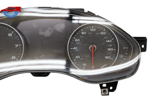 12-13 Audi A6 A6 Quattro A7 Instrument Cluster Gauge Speedometer Black OEM
