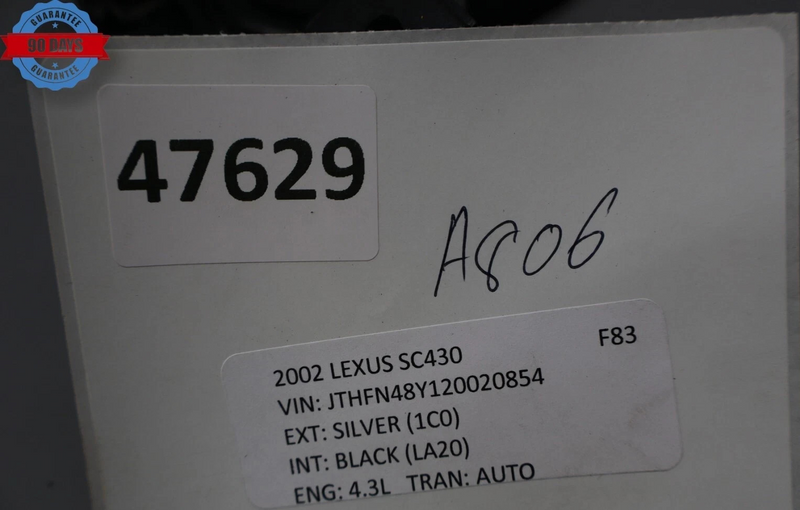 Load image into Gallery viewer, 02-10 Lexus SC430 Front Left Side Audio Sound Tweeter Speaker 861600W410 OEM

