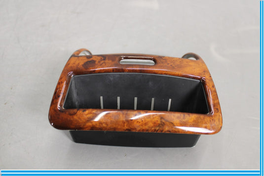 00-06 Mercedes S500 S600 Rear Center Console A/C Air Vent Trim Wood Oem