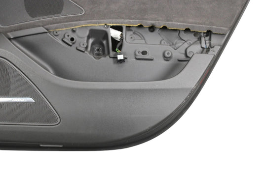 11-17 Audi A8 Quattro Rear Right Passenger Interior Door Panel Cover Black Oem