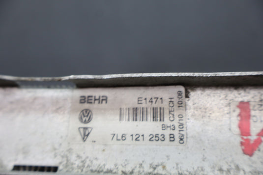 07-15 Audi Q7 3.0L Front Engine Coolant Cooling Radiator Assembly 7L6121253B Oem