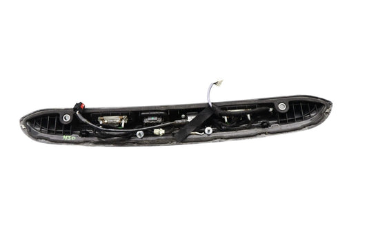 14-17 Maserati Ghibli Rear Trunk Lid Finisher Trim Light Bar W/ Camera Black Oem