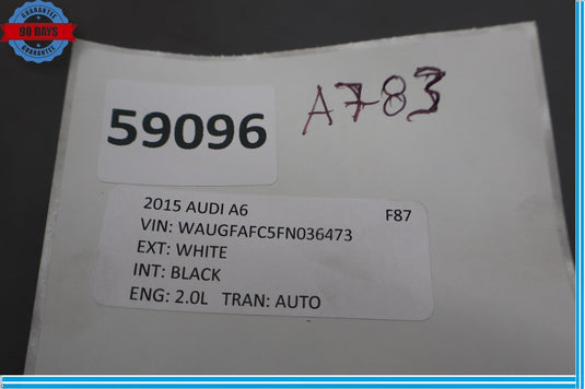 12-18 Audi A6 Quattro Front Left Driver Side Dash Board Front Molding Trim Oem