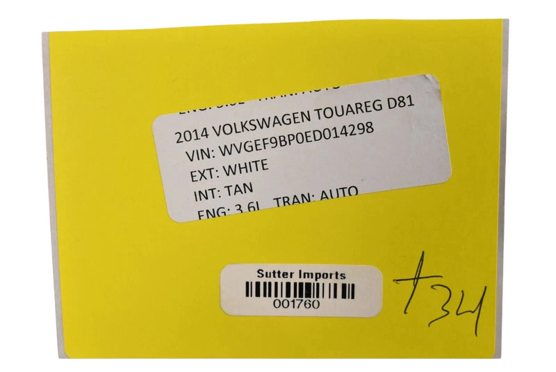 Load image into Gallery viewer, 11-17 Volkswagen VW Touareg Console Back Panel Cover Trim W/ Storage Tray OEM
