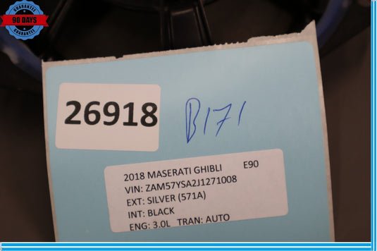14-22 Maserati Ghibli M157 Rear Right Side Door Speaker 675000292 Oem