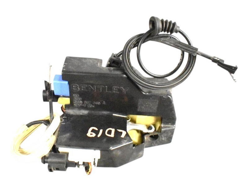 Load image into Gallery viewer, 06-13 Bentley Continental Rear Left Door Lock Actuator Black 3D4839015J Oem
