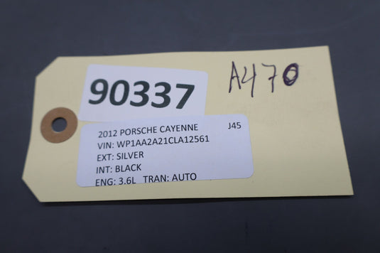11-17 Porsche Cayenne Front Right Passenger Side Door Panel Trim Grab Handle Oem